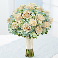 Bó hoa cưới - Cẩm tú cầu,hồng trắng