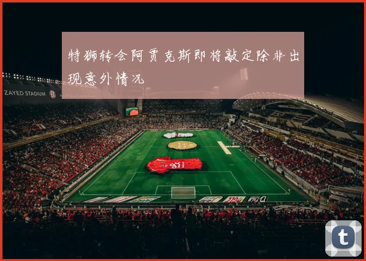 特狮转会阿贾克斯即将敲定除非出现意外情况