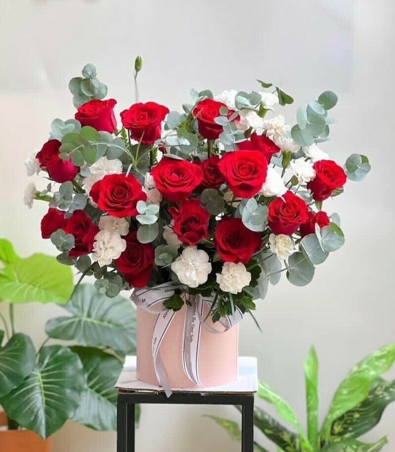 Giỏ hoa đẹp tặng ngày phụ nữ - Hoa Ngày Phụ Nữ 