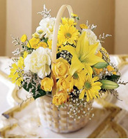 Giỏ hoa tặng Mẹ - Nắng Vàng 